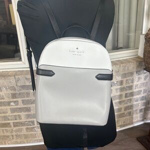 Kate Spade Black and White  Backpack NWOT